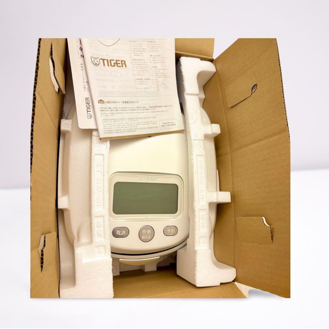 タイガー 土鍋 IH炊飯器 JPL-A100 W 動作確認済 付属品　5.5合