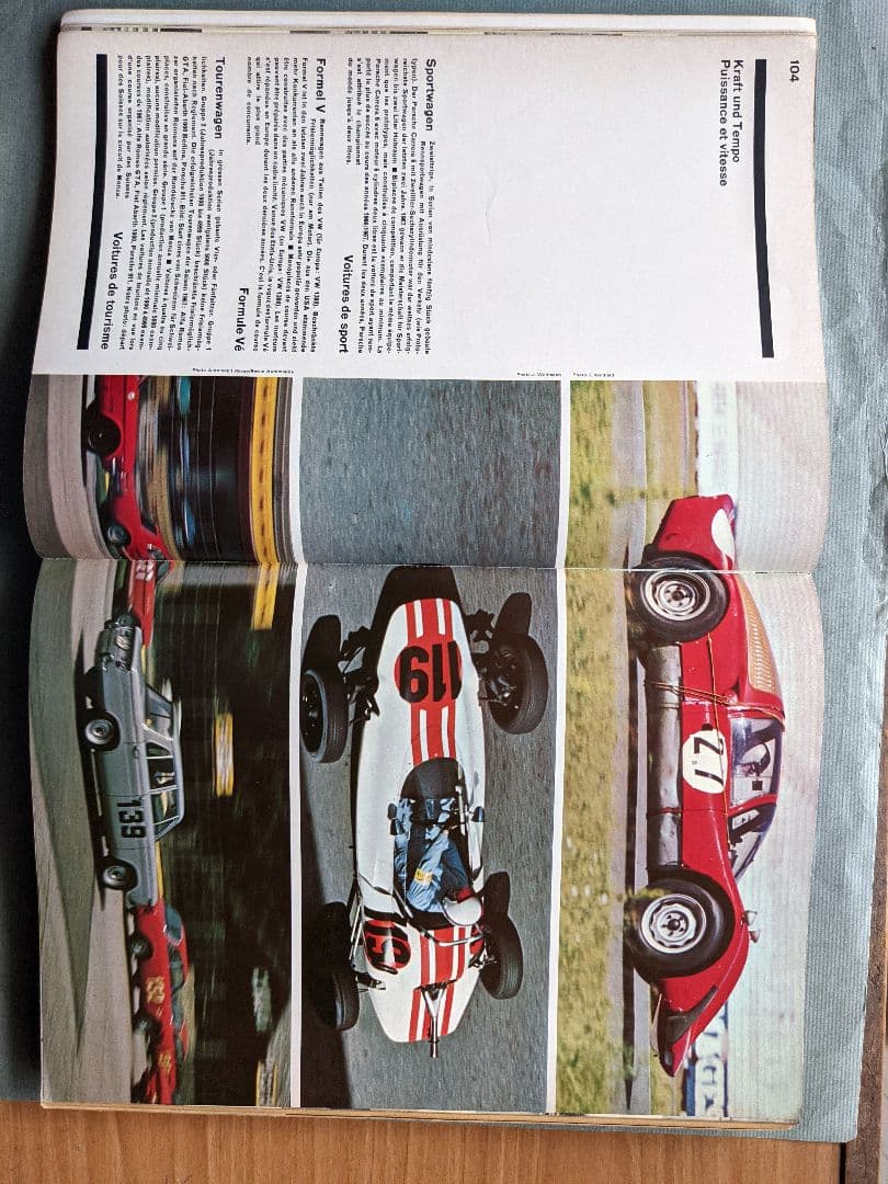 洋書 AutomobIl  Revue  1968