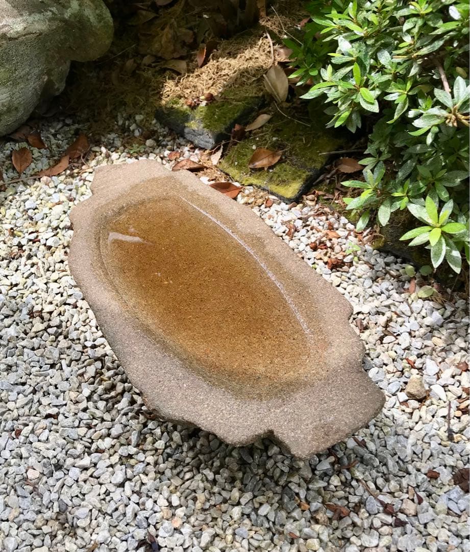 【自然石・寄せ植え鉢・多肉植物鉢・石鉢】造園水石飾り石ガーデニングバードバス