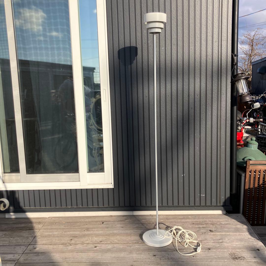 北欧レトロ アイアンフレーム フロアライト フロアスタンド 三層シェード