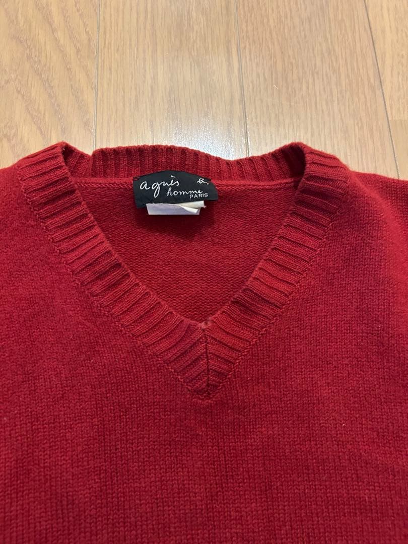 トップス Agnes b. Homme v neck knit archive