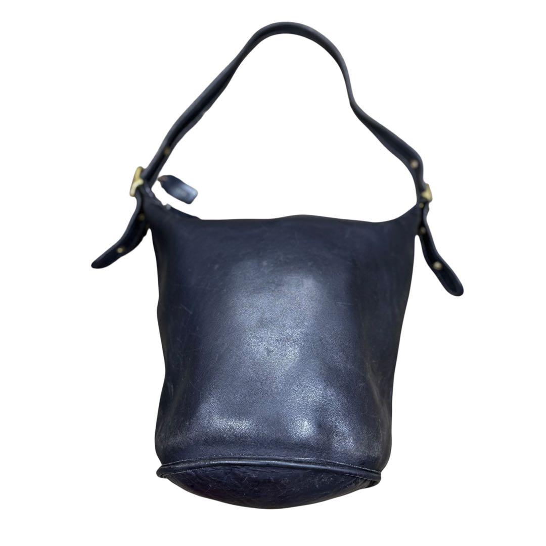 オールドコーチ ショルダーバック バケツバッグ型 USA製　グラブタンレザー