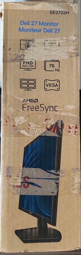 2022年2月購入　Dell 27 Monitor SE2722H 本体