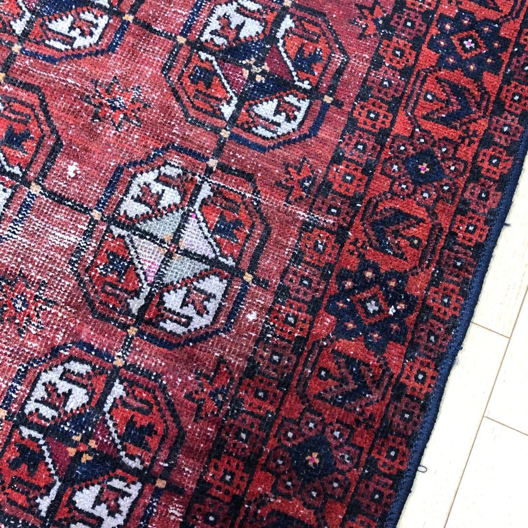 ペルシャ絨毯 ヴィンテージラグ 180×120 手織り オールド persia