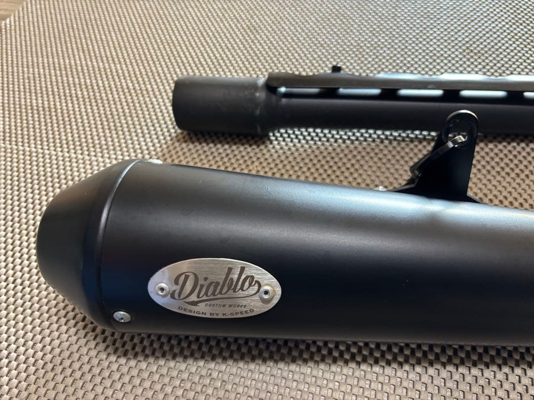 美品 Diablo 砲弾 マフラー K-SPEED ハンターカブ