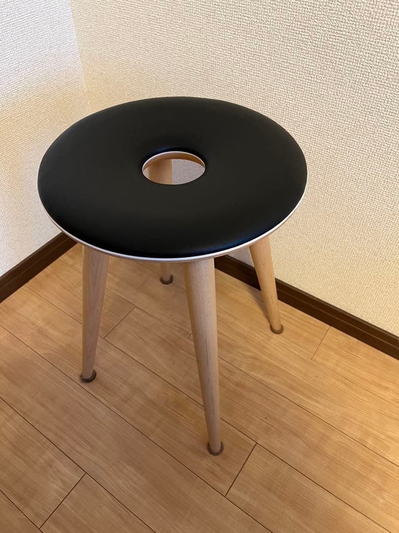 天童木工 リングスツール（ブラック）