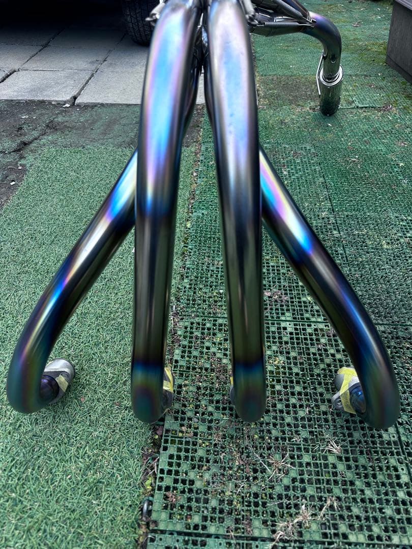 cbx400f cbr400f サタケチタンマフラー　ノーカット 最終値下げ