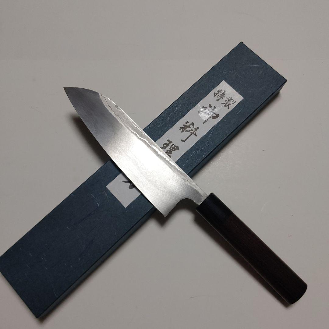 shirakaba　片刃包丁2本　 三徳④・⑤ 北岡英雄作