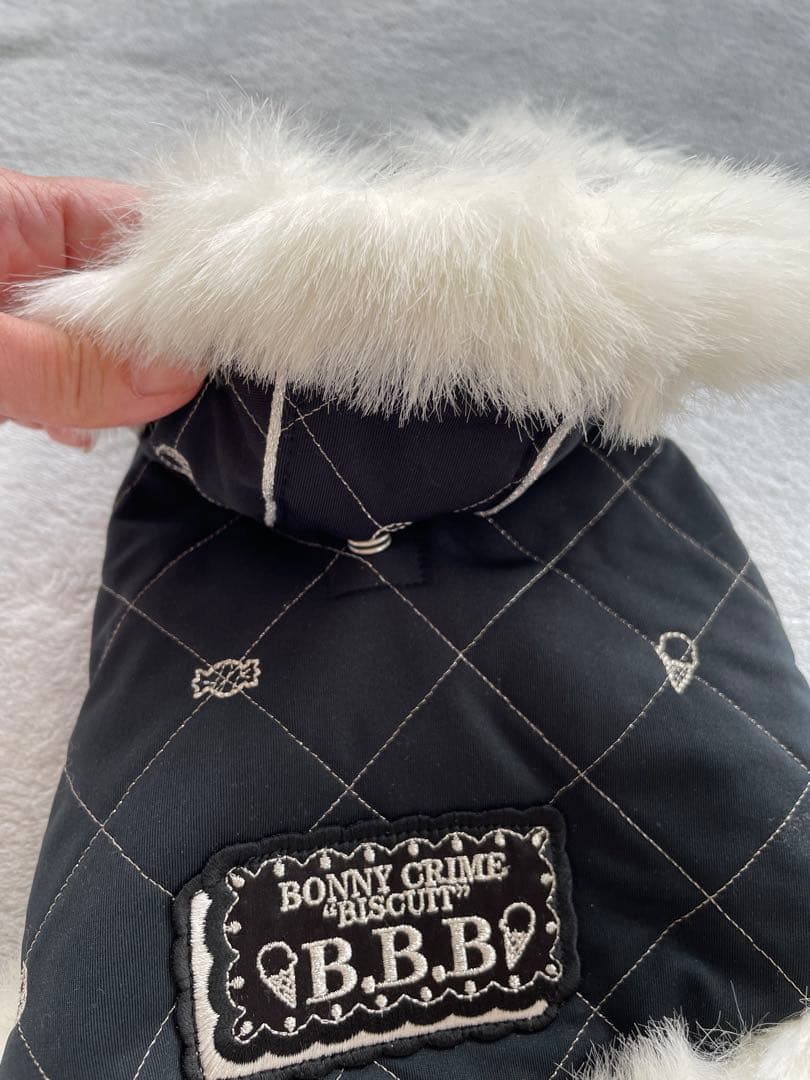 新品　ブルブブ　中綿キルティングコート フード付　Bulbu-Bu SSS 美品