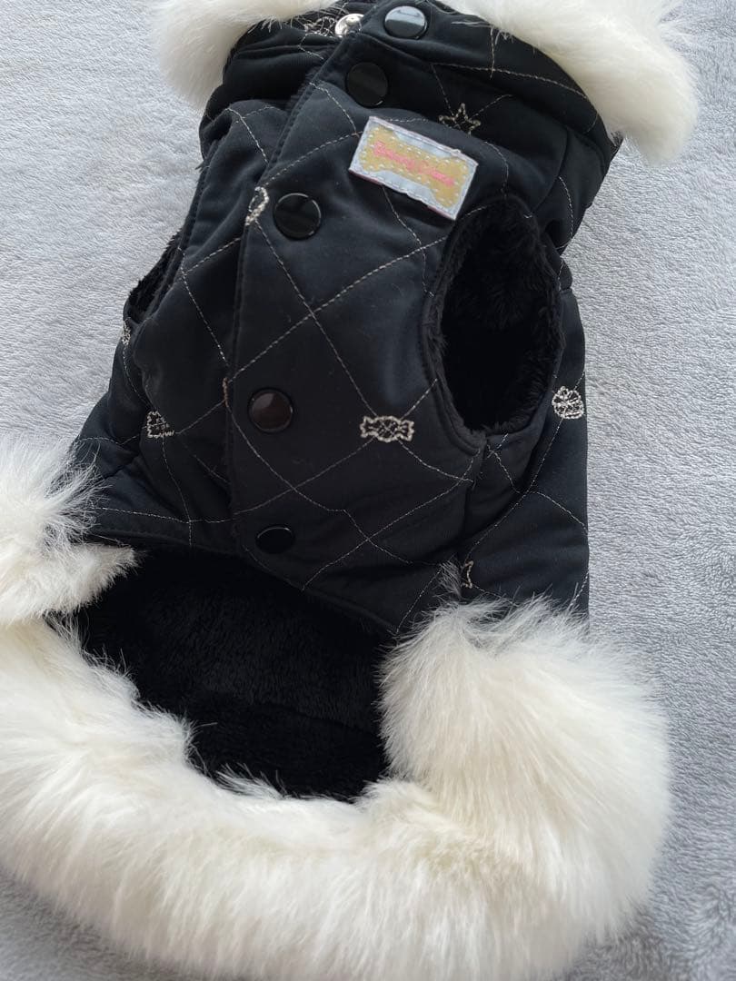 新品　ブルブブ　中綿キルティングコート フード付　Bulbu-Bu SSS 美品