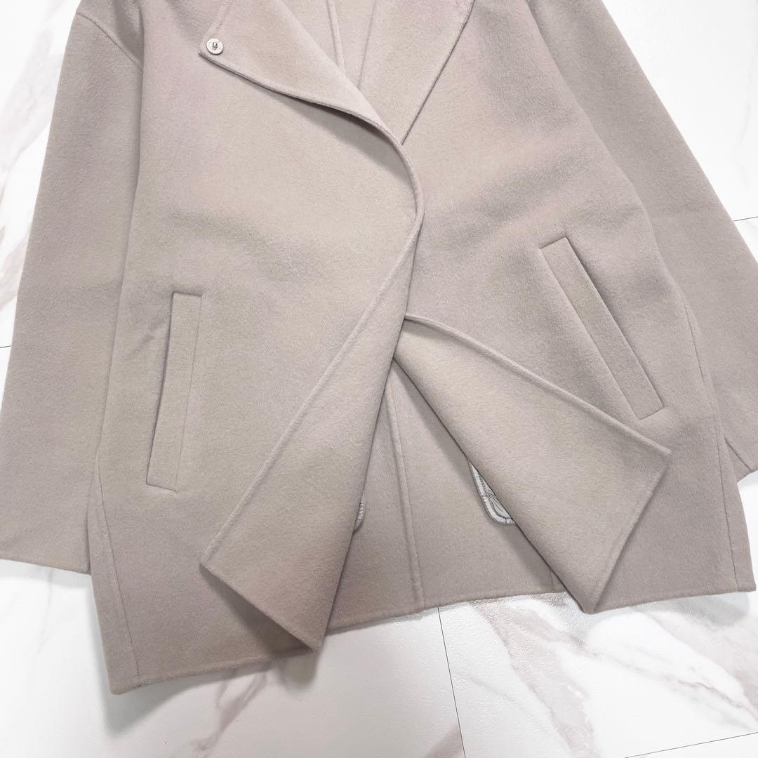 近年✨SLOBE IENA ダブルフェイスウールショートコクーンコート