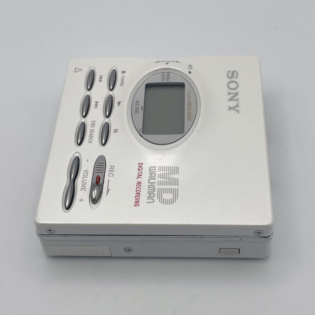 【美品】MDウォークマン MZ-R91 ポータブルMDレコーダーWALKMAN