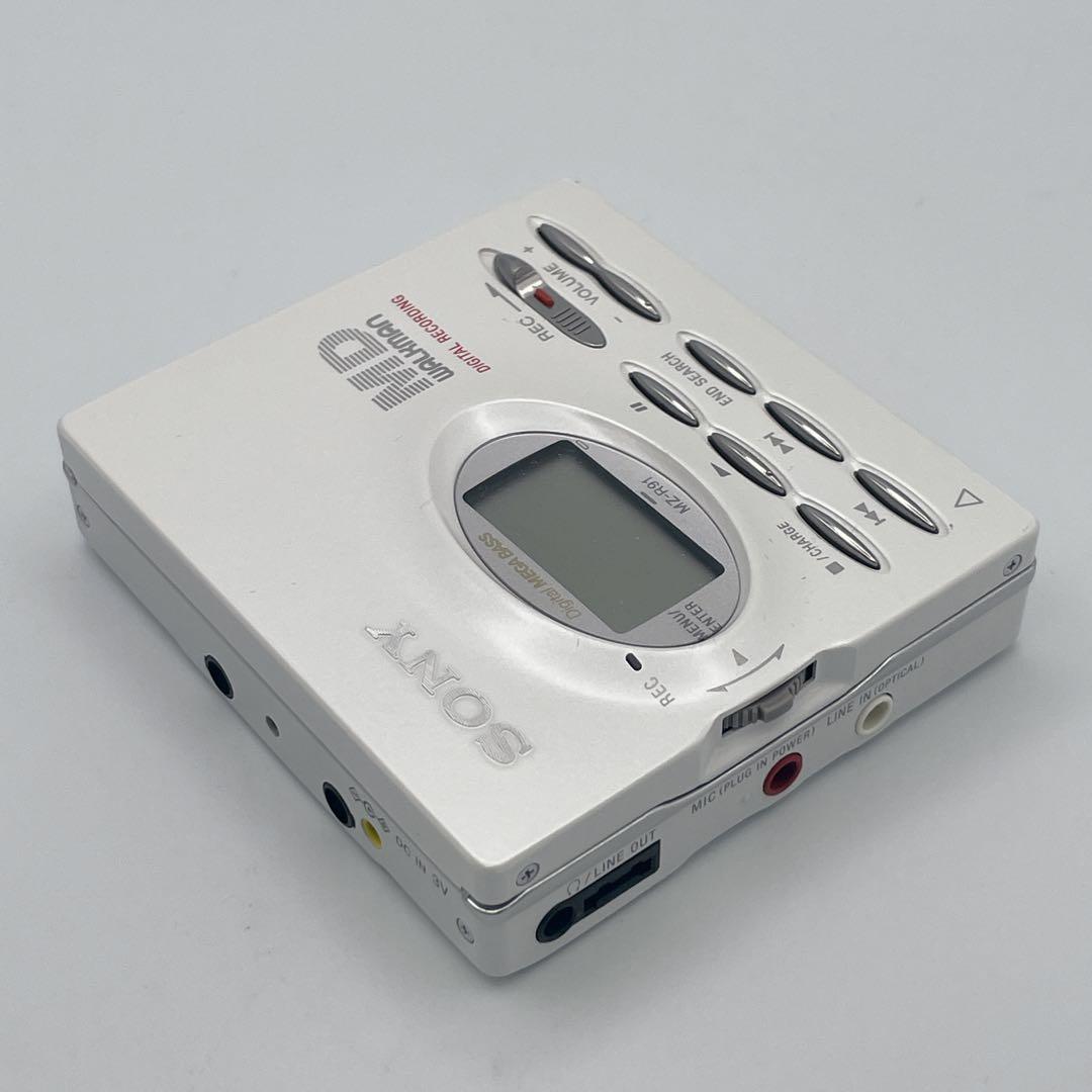【美品】MDウォークマン MZ-R91 ポータブルMDレコーダーWALKMAN