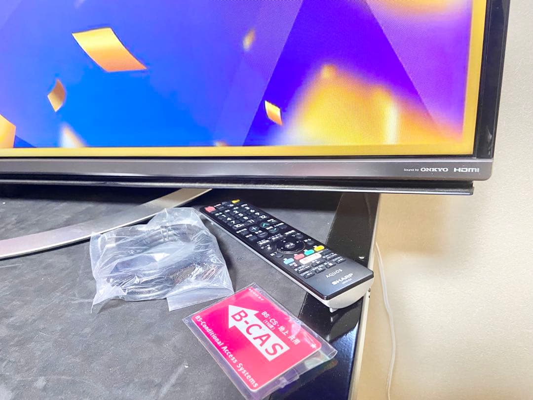 【今だけ優待価格】SHARP AQUOS｜55V型4K｜純正リモコン