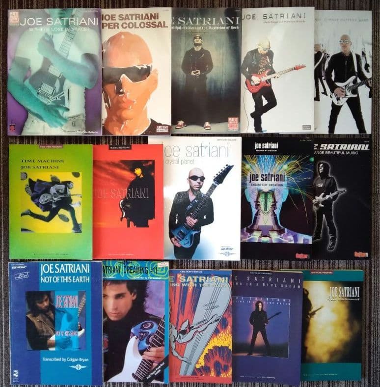 スコア ジョー・サトリアーニ 楽譜 Joe Satriani 15冊 まとめ売り