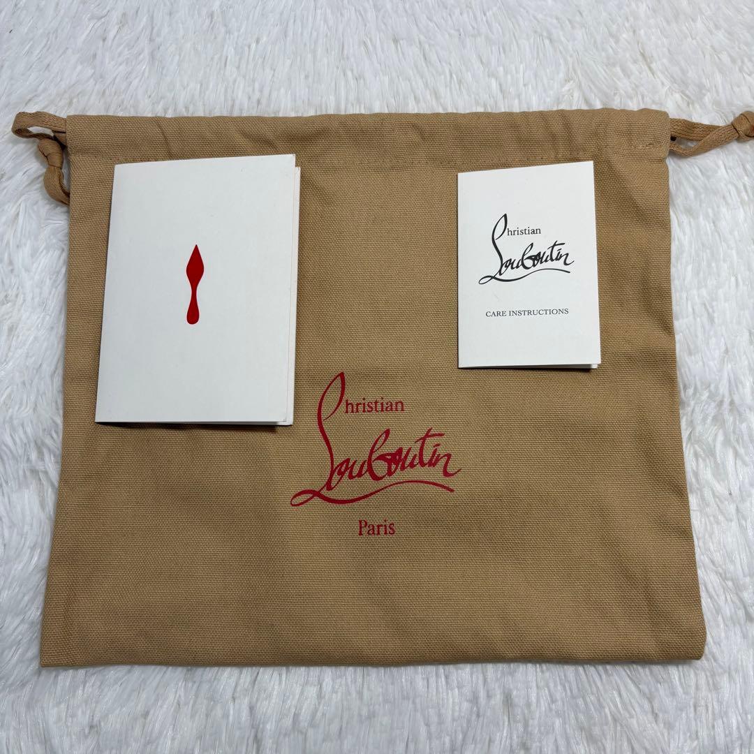 ✨美品✨ ルブタン パネトーネ スタッズ 長財布 レザー ラウンドジップ 革 黒