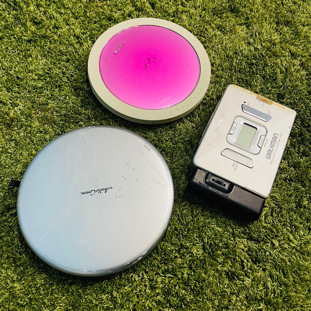 SONY ソニーCDウォークマン D-EJ720/WM-FX855本体のみ3台