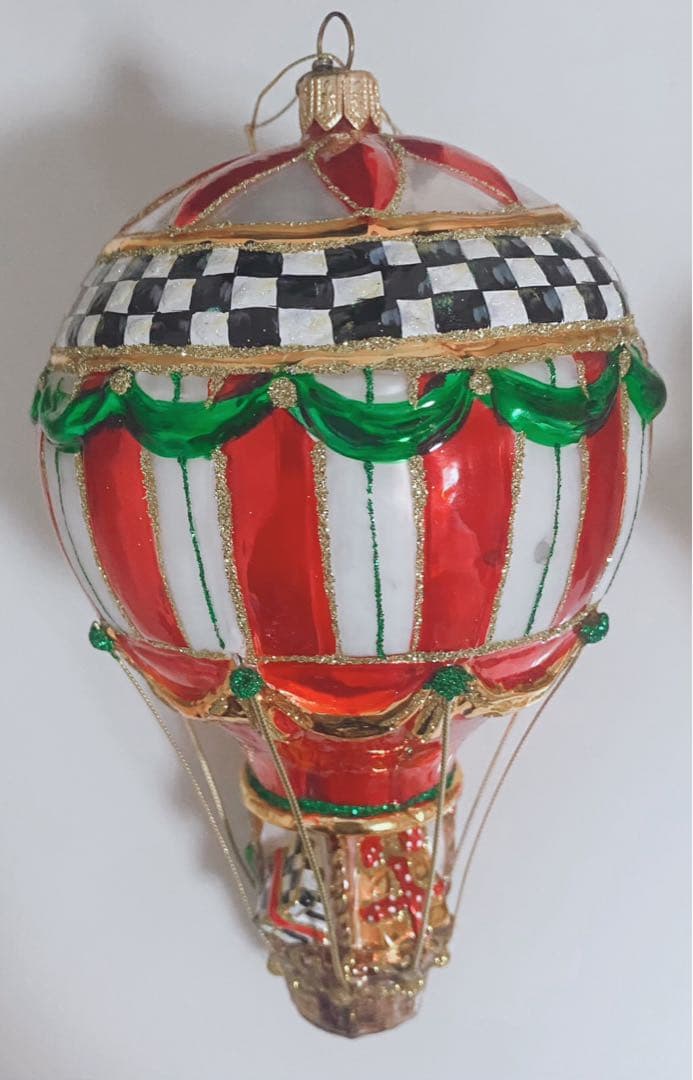 MACKENZIE CHILDS ガラス気球オーナメント（現在公式販売無し）