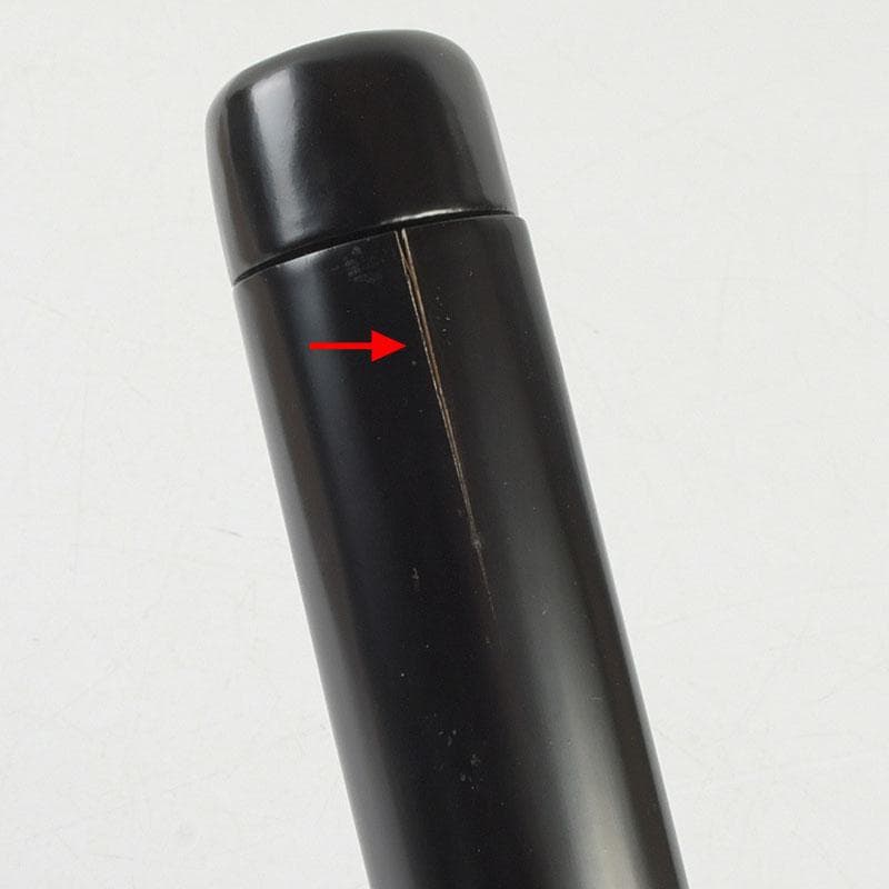 もっくん　利休茶杓　一双　銘『泪写』　小堀卓巌書付　共筒共箱　Z　9748