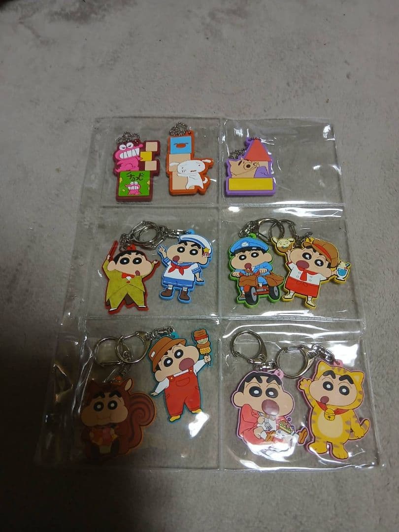 クレヨンしんちゃん ３Ｄアクリルキーホルダー などセット