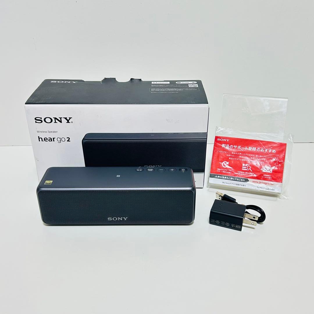 【極美品】SONY h.ear go 2 ワイヤレススピーカー ブラック