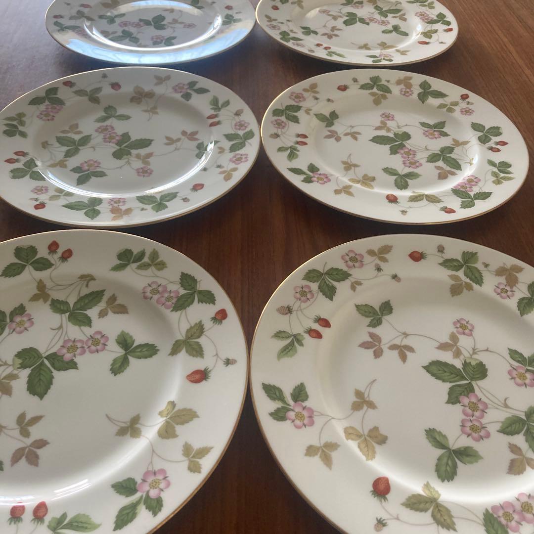 WEDGEWOOD ワイルドストロベリー27cm ６枚
