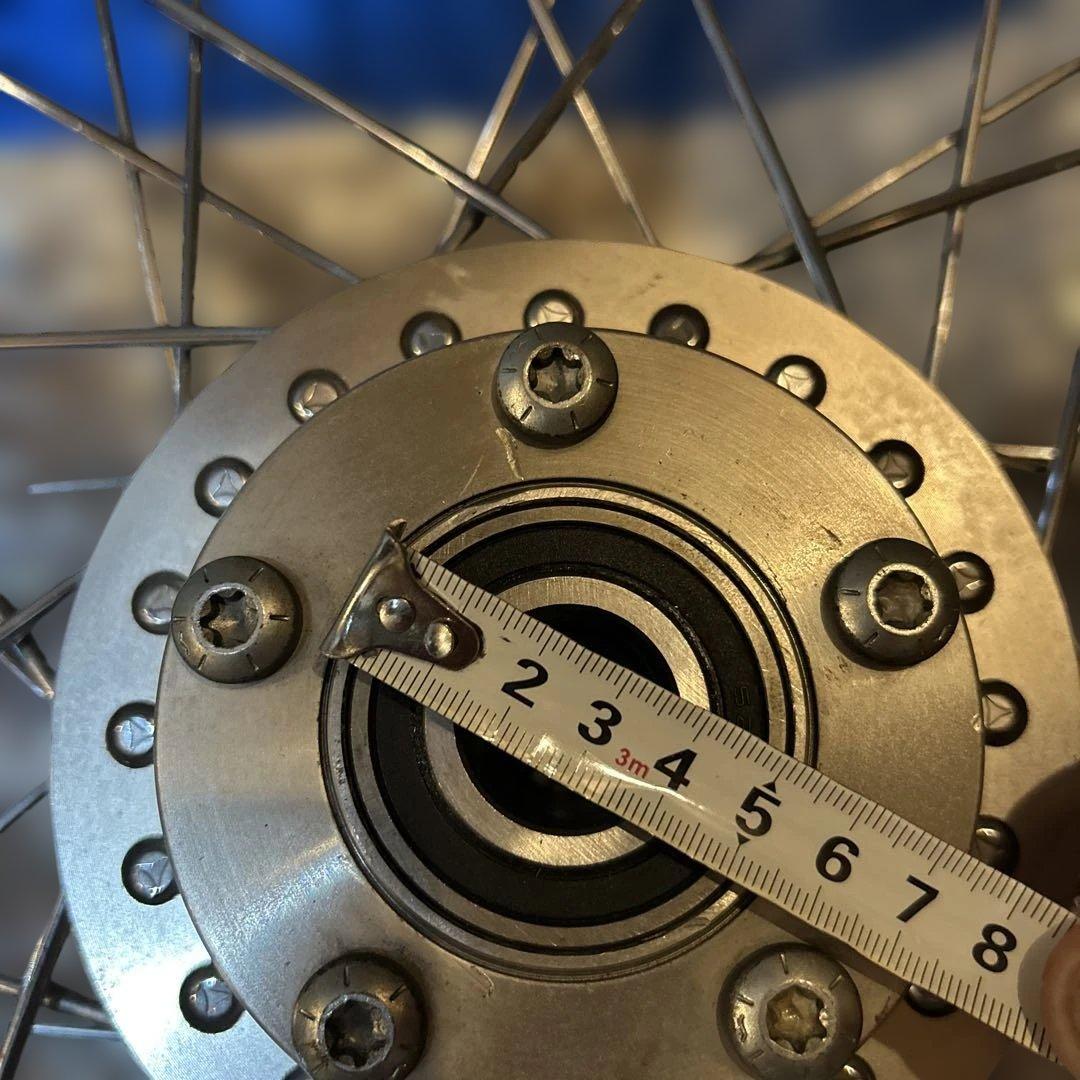 激安美品　ダイナ　ハーレー　スポークホイール ホワイトウォールタイヤ　19インチ