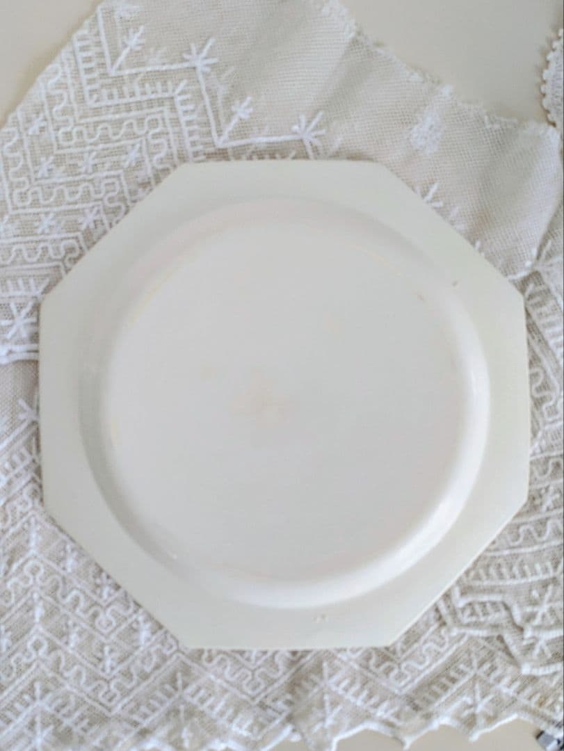 クレイユ オクトゴナル プレート平皿 フランス アンティーク