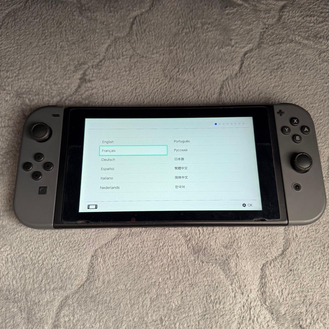 【ジャンク品】【動作確認済】 nintendo switch 本体 一式