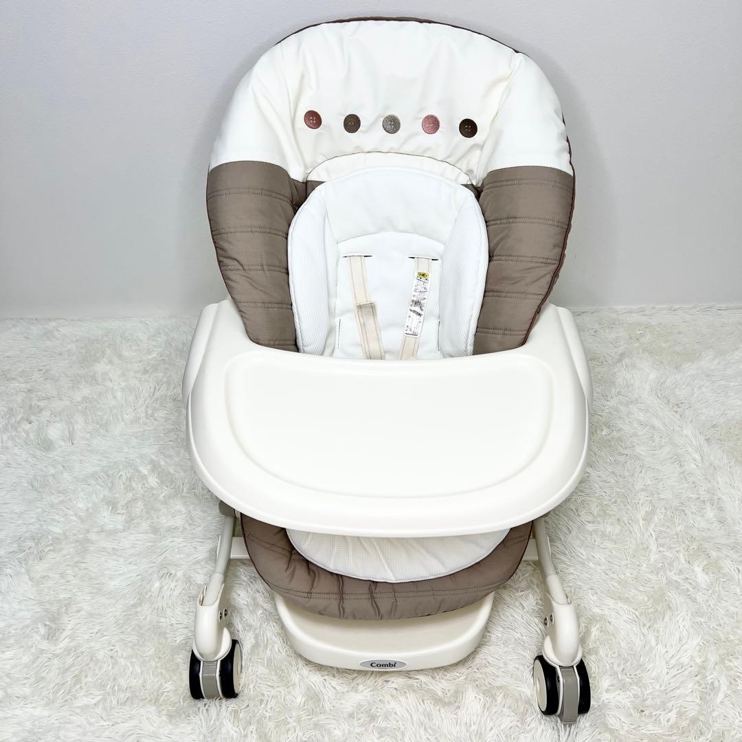 未使用級 Combi ネムリラAT ハイローチェア 電動 バウンサー