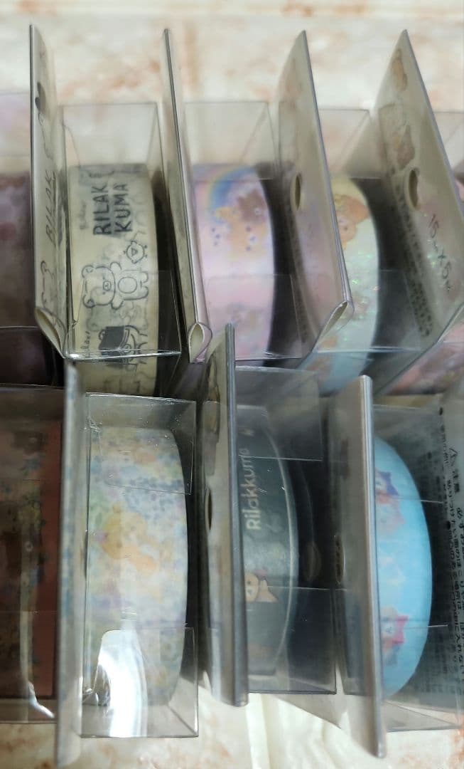 リラックマ マステ　まとめ　ラメ　ダイカット　ネコ　キイロイトリ　コリラックマ