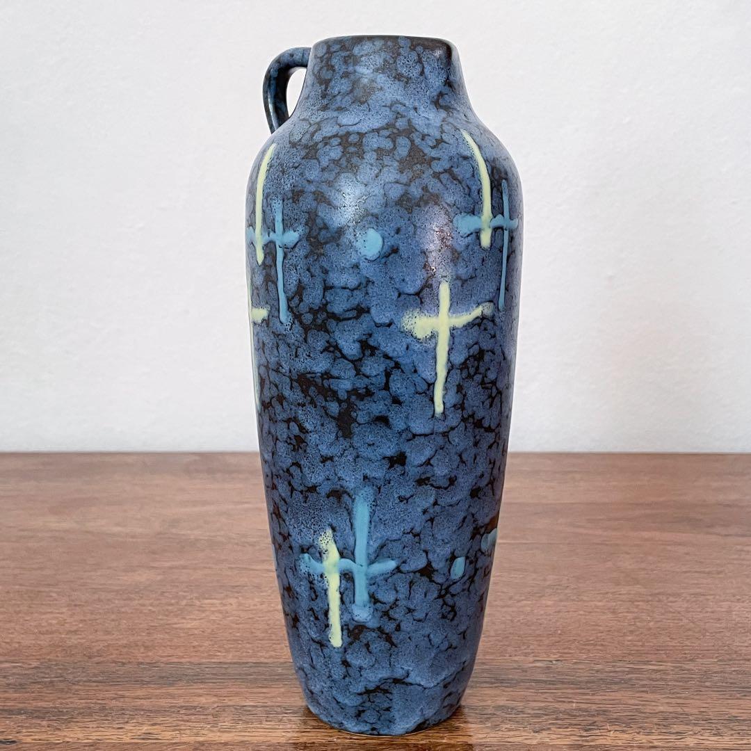 【東ドイツ Haldenslebenの花瓶】ミッドセンチュリー 356