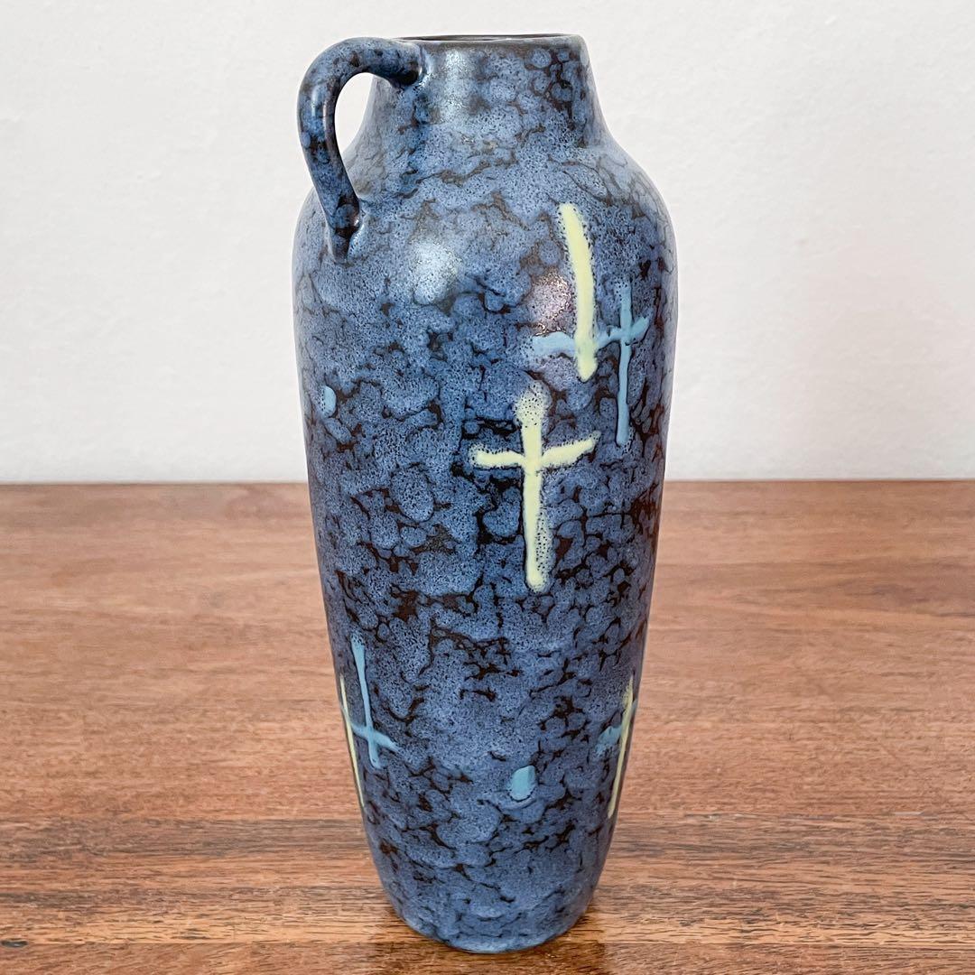 【東ドイツ Haldenslebenの花瓶】ミッドセンチュリー 356