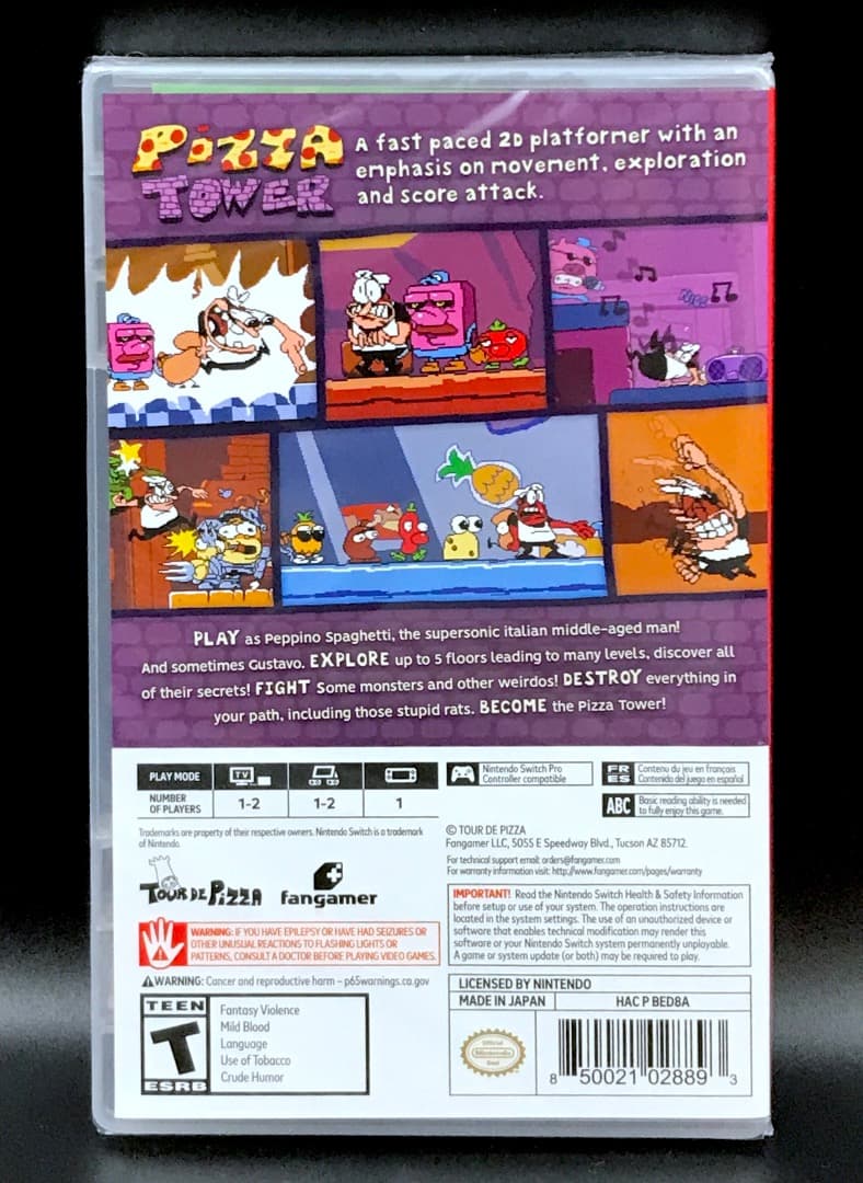 Pizza Tower Switch 新品未開封 北米版