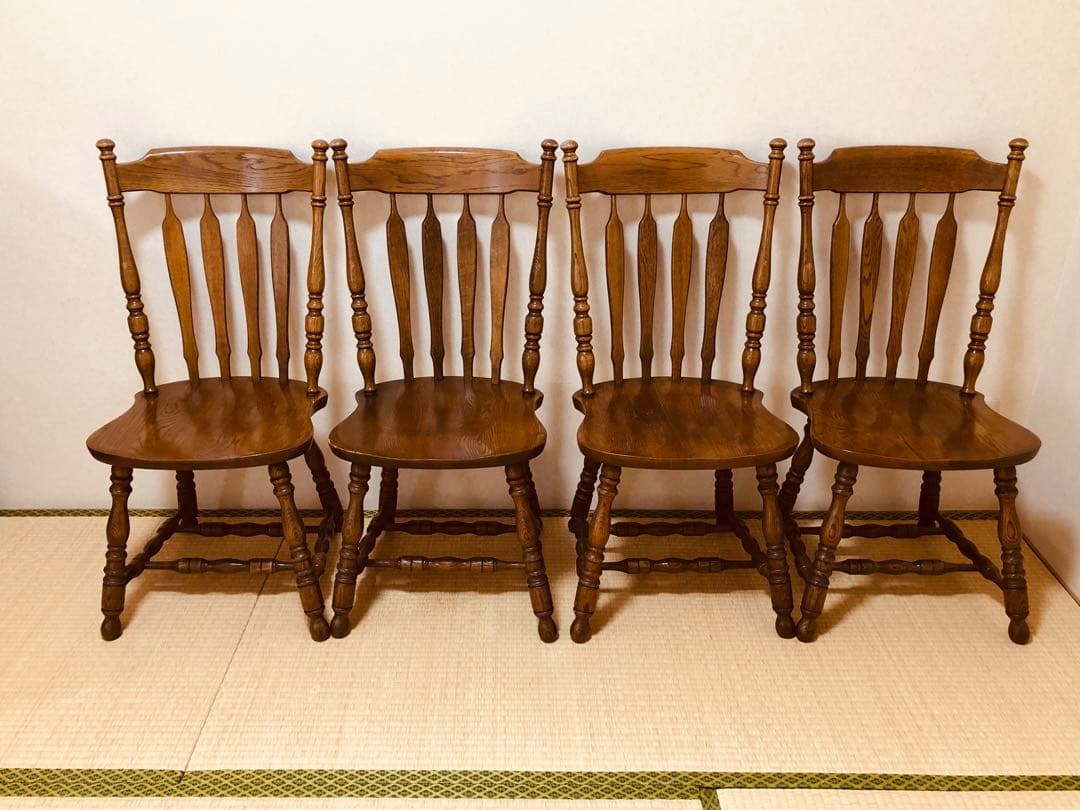 飛騨家具 太平winds ウィンザーチェアー&テーブルセット 説明文必須④