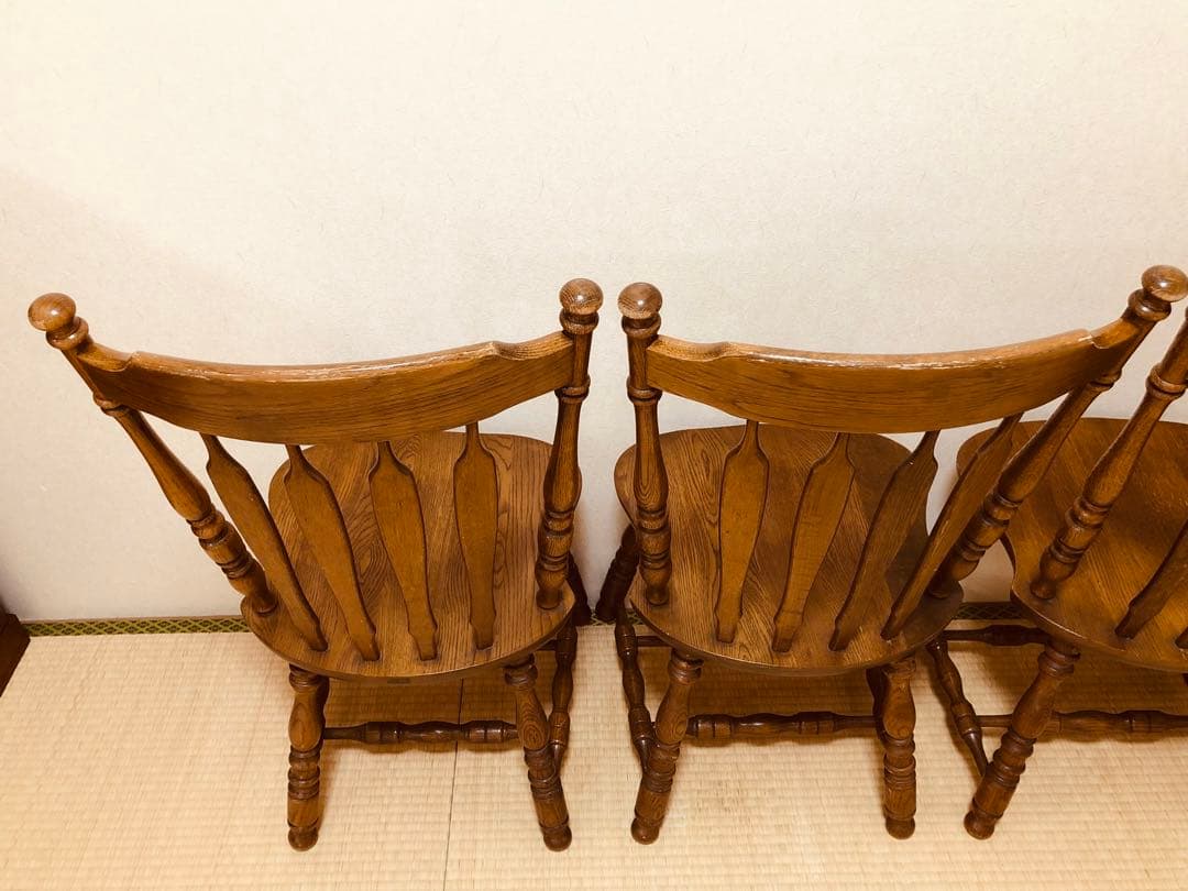 飛騨家具 太平winds ウィンザーチェアー&テーブルセット 説明文必須④