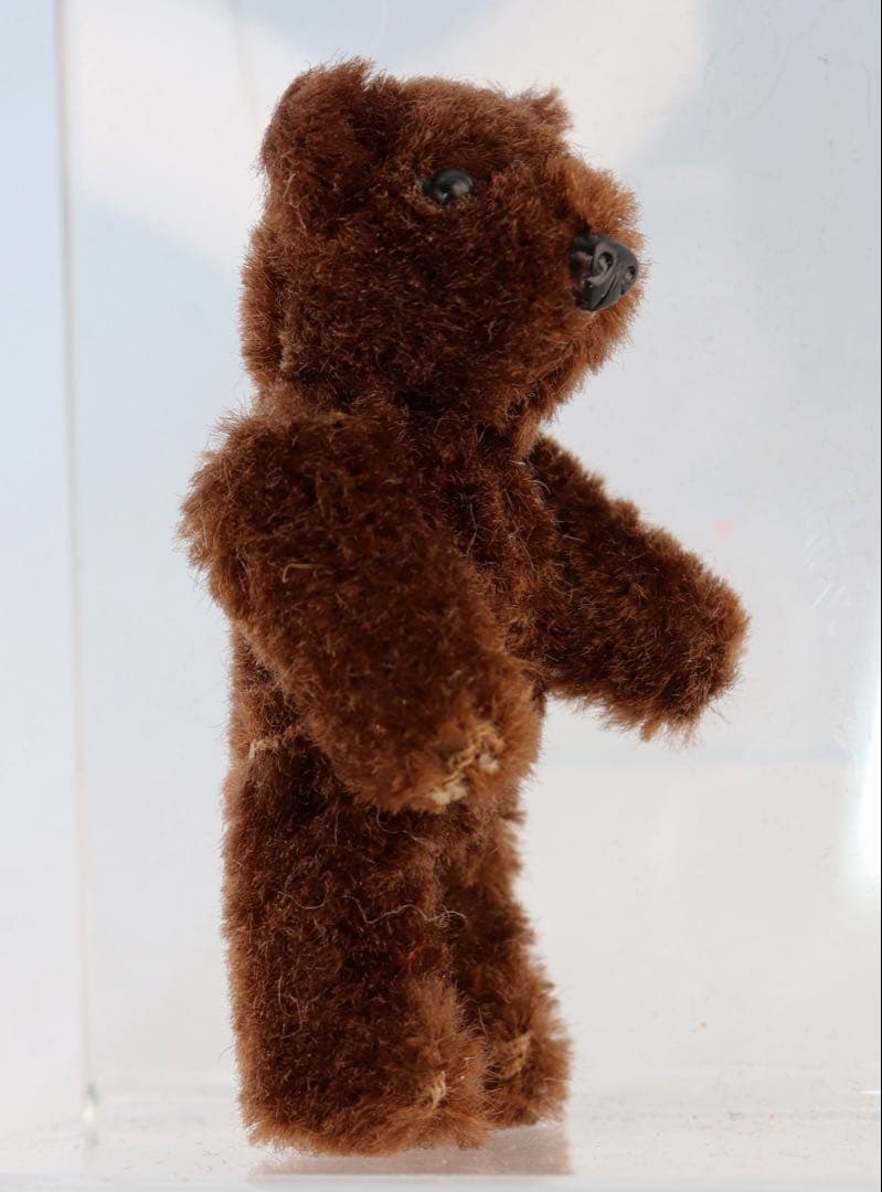 1950年代シュコー・ミニチュア・ペア2.5inch小型焦げ茶色の可愛いクマ