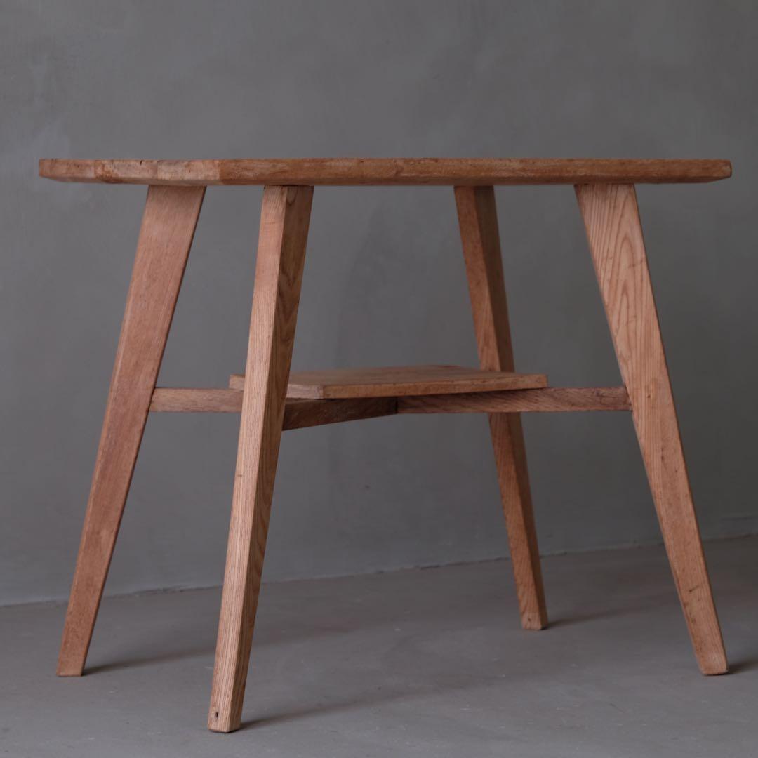 栓材 センターテーブル　コーヒーテーブル サイドテーブル デスク 古家具