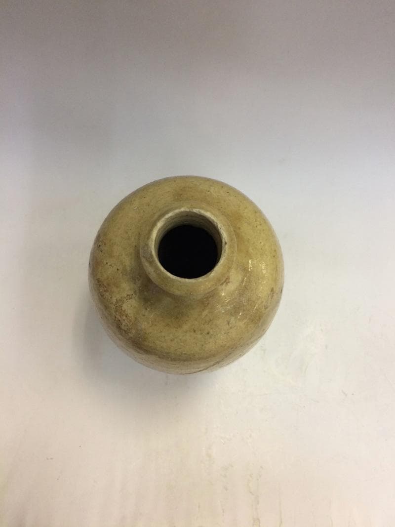 ★骨董一点もの！　黄瀬戸/瀬戸焼 徳利 江戸中期~ 1820~1850年頃_2