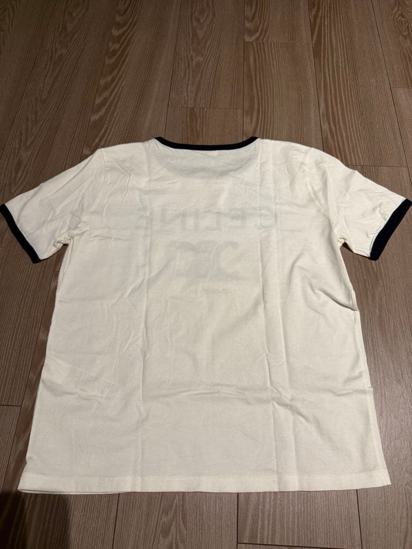 セリーヌ CELINE Tシャツ トリオンフロゴ Mサイズ　ホワイト