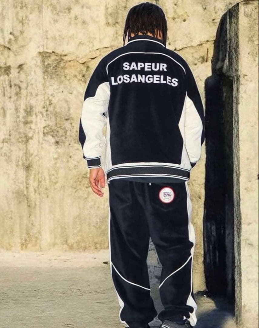 SAPEur パイルジャケット　ブラック