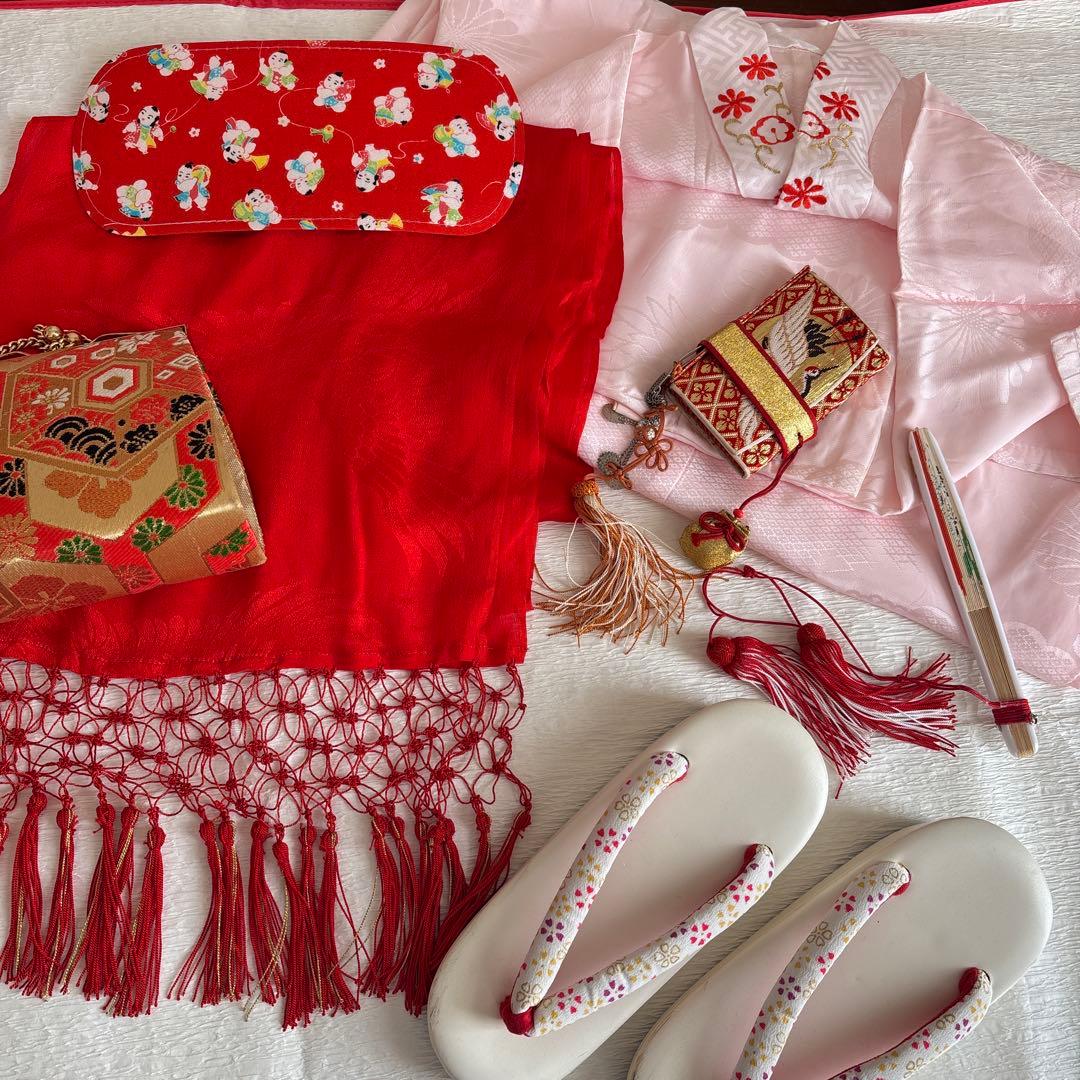 七五三　七歳　正絹着物12点セット