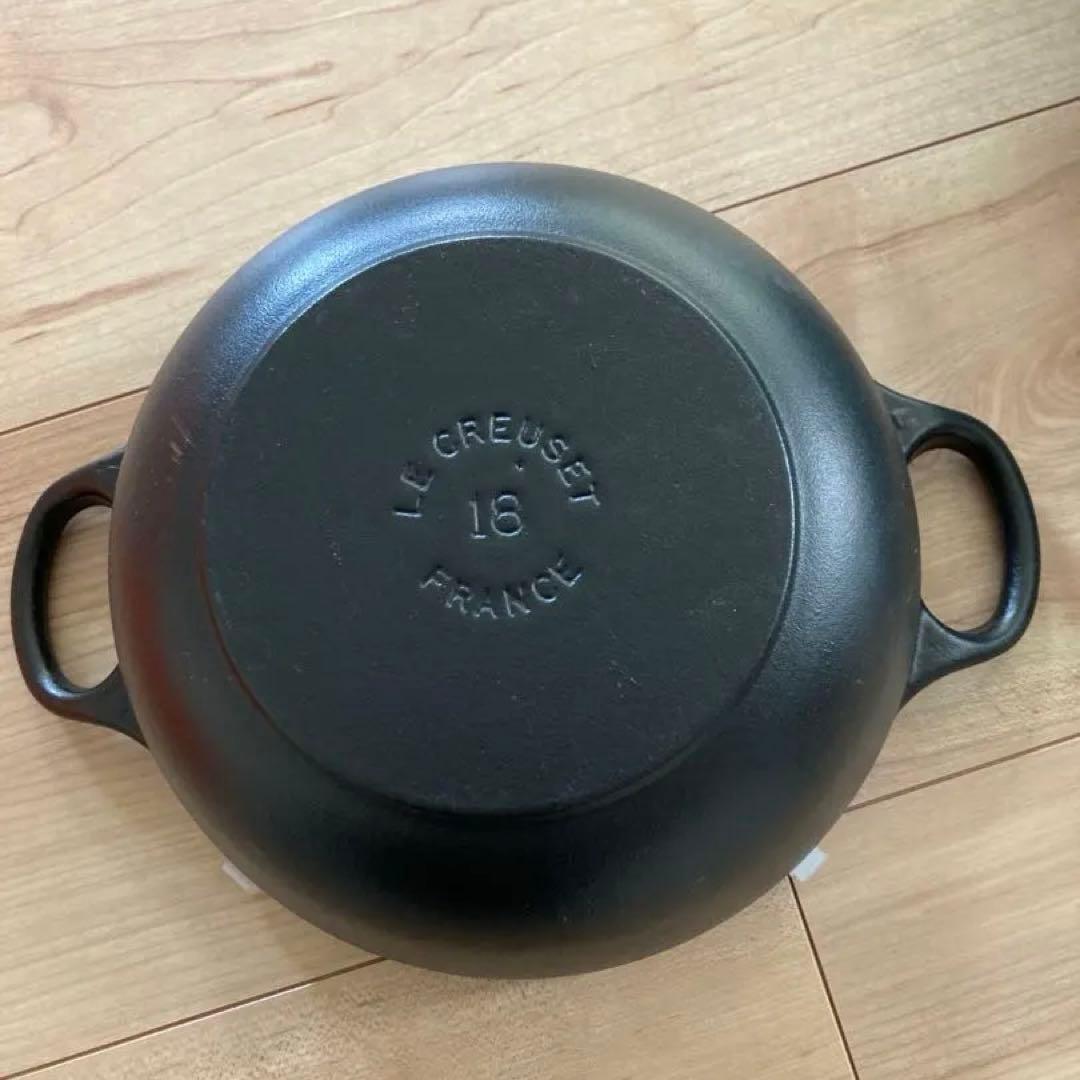 【新品】ル・クルーゼ・マルミット・18cm・ブラック
