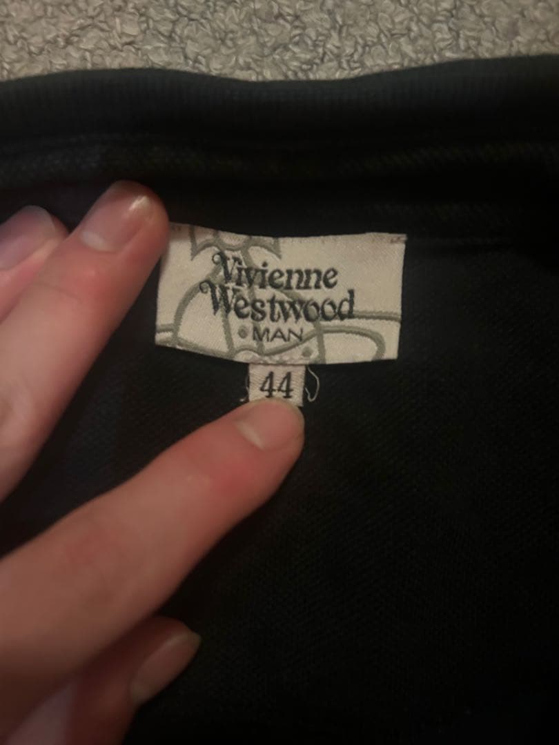 Y2K Vivienne Westwood ブラックポロシャツ 44