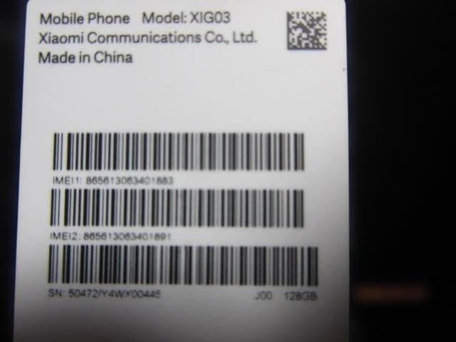 XIG03 Redmi 12 5G os:15 初期化 64-8525