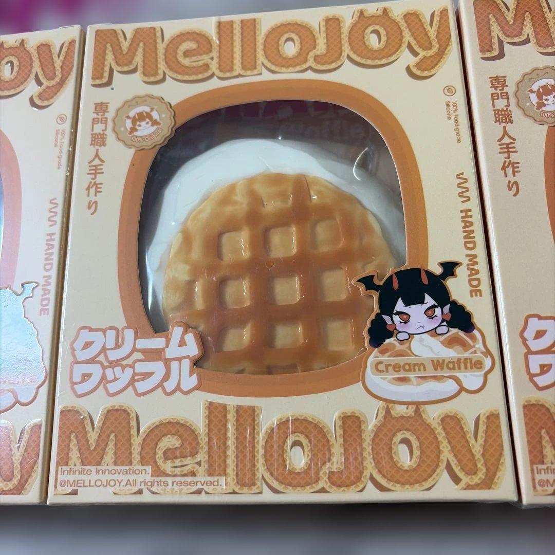 Mellojoy メロジョイ クリームワッフル 3種コンプ 丸、三角、スクエア