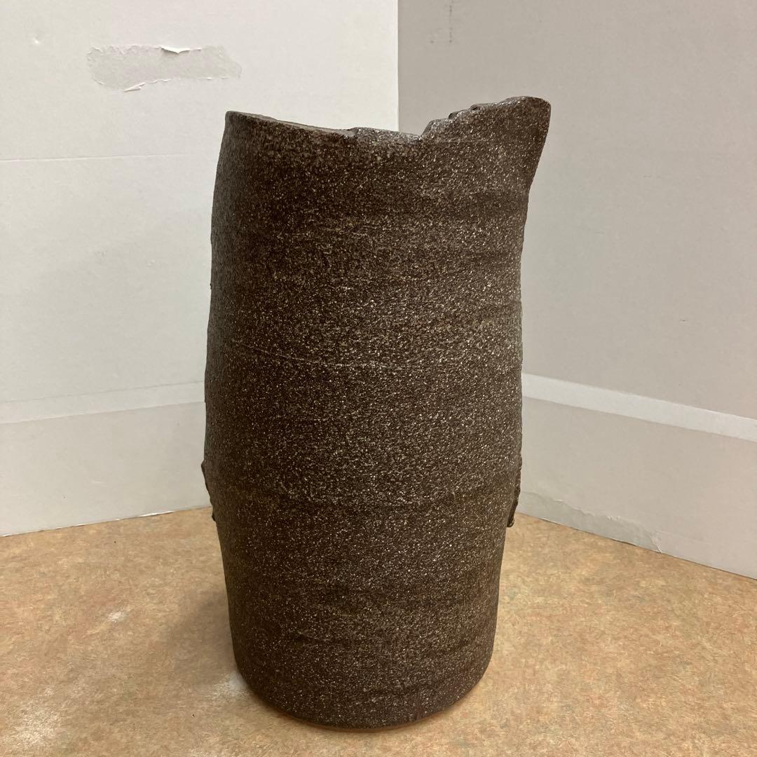 信楽焼手造り屏風花生け