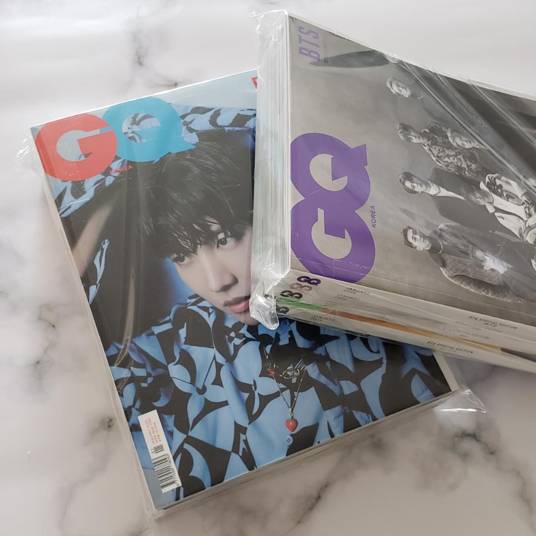 新品【GQ KOREA】BTS 8冊セット 2022年1月号