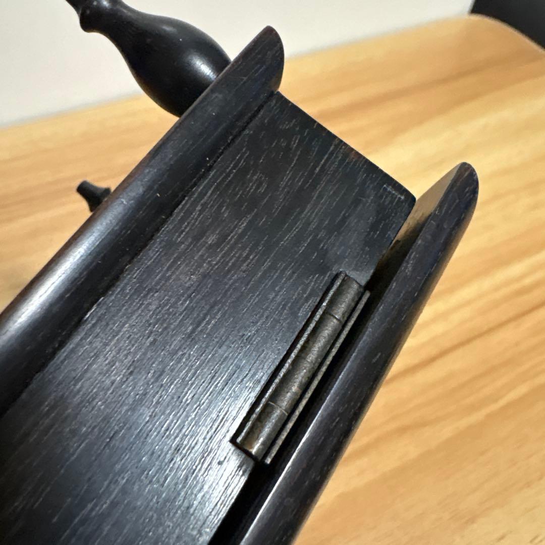 アンテイーク黒檀ジュエリーボックス