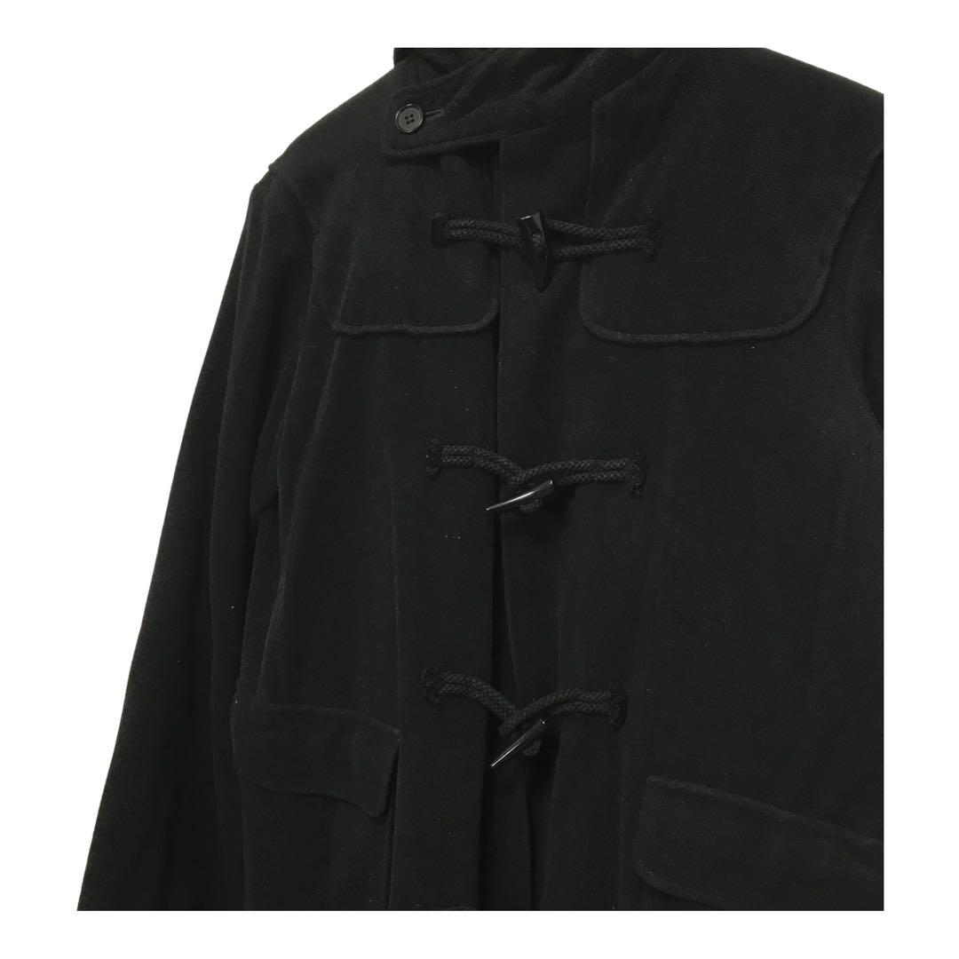 美品　90s y's ワイズ　ビンテージウールダッフルコート　日本製　ブラック